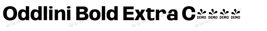 Oddlini Bold Extra C字体转换